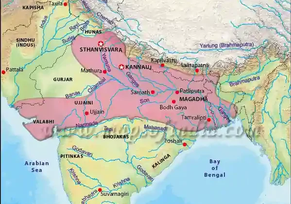 Harshavardhana (606-647 AD)| Pushyabhuti Dynasty| Important Facts